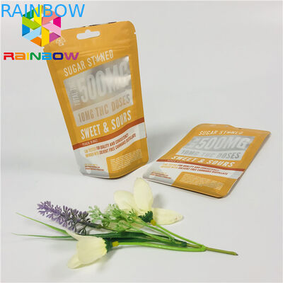 Sachets en matière plastique Nuts de casse-croûte empaquetant Customzied imprimant la fenêtre claire avec la tirette rescellable