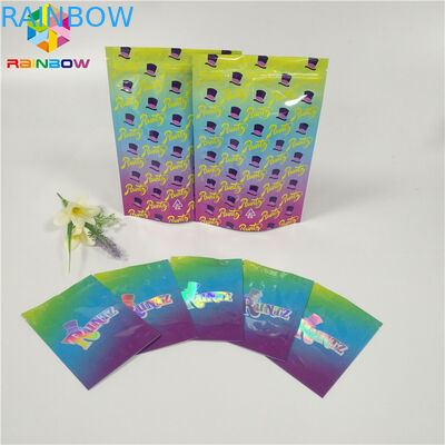 La poche d'aluminium de preuve d'odeur empaquetant Runtz met en sac des biscuits/pilule/application gommeuse d'ours
