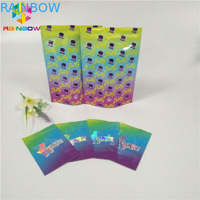 La poche d'aluminium de preuve d'odeur empaquetant Runtz met en sac des biscuits/pilule/application gommeuse d'ours