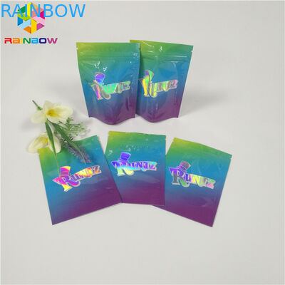 La coutume d'emballage de poche d'aluminium de biscuit a imprimé la preuve en plastique d'enfant de sacs de serrure de fermeture éclair