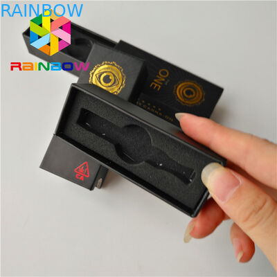 Finition extérieure mate de taille de Vape de cartouche d'emballage de boîtes de Cbd de kit fait sur commande d'atomiseur