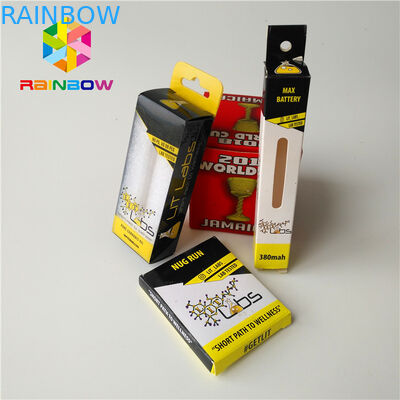 La boîte bas Moq 1oz de impression fait sur commande d'emballage de bouteille d'huile essentielle de CBD 2 onces a réutilisé le papier de carte