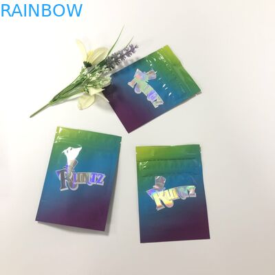 Le papier d'aluminium d'encens de fines herbes met en sac l'impression en plastique de Runtz Gravnre avec la fenêtre