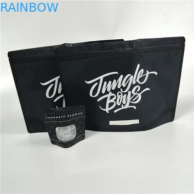 Tenez la taille adaptée aux besoins du client par noir de empaquetage de Matt de sacs de papier d'aluminium d'encens de fines herbes