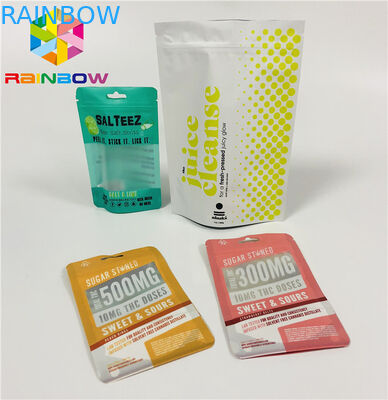 Le papier d'aluminium de barrière d'humidité tiennent le plastique zip-lock de grain de café de sacs de poche