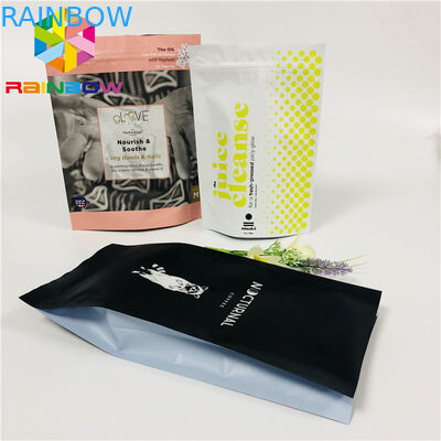 La poche d'emballage de thé de papier d'aluminium se tiennent met en sac la preuve d'enfant adaptée aux besoins du client imprimée