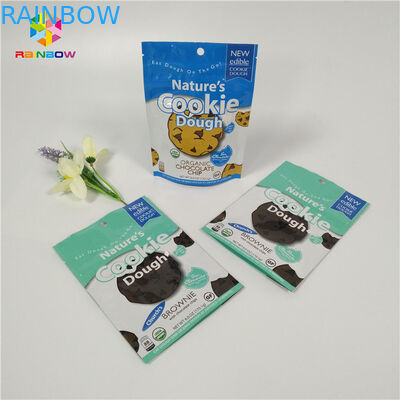 Les petits sacs colorés d'emballage de nourriture de papier d'aluminium de Mylar ferment la fermeture éclair la serrure pour le biscuit/fruit sec