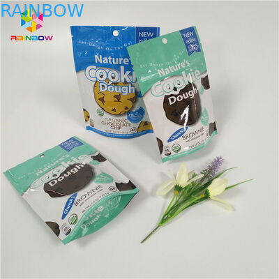 Les petits sacs colorés d'emballage de nourriture de papier d'aluminium de Mylar ferment la fermeture éclair la serrure pour le biscuit/fruit sec