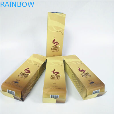 La coutume imprimée tiennent le fond plat de gousset de côté de barrière d'humidité de sacs de poche de tirette