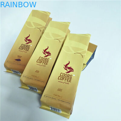 La coutume imprimée tiennent le fond plat de gousset de côté de barrière d'humidité de sacs de poche de tirette