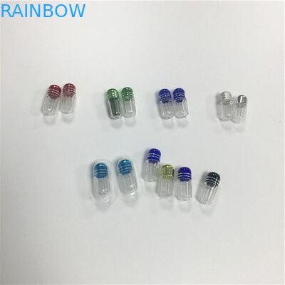 Mini conteneur de forme de balle de capsule de pilules du rhinocéros 69 d'emballage de habillage transparent de bouteille de picoseconde de plastique