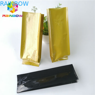 Le papier d'aluminium rescellable tiennent le sachet à thé de café de rôti de gousset de côté de la poche 12oz 16oz