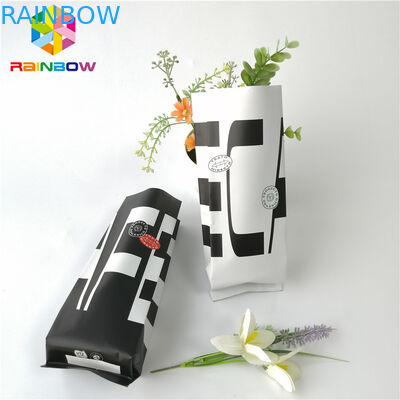 Sac sulfurisé de casse-croûte empaquetant le sac simple de fenêtre d'espace libre de livre blanc avec le lien de bidon