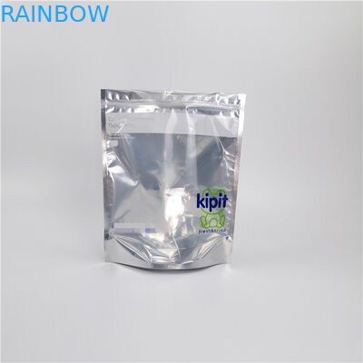 Le sac cosmétique d'emballage de film de laser tiennent le logo adapté aux besoins du client par poche imprimant des biens