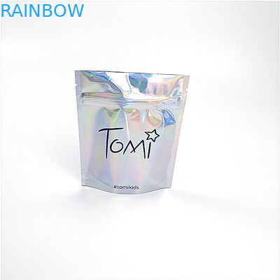 Le laser fait sur commande 100% olographe d'impression de bio sac cosmétique dégradable d'organisateur réutilisent