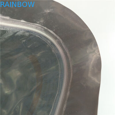 Sachets en matière plastique de soudure à chaud empaquetant les sacs à poudre rôtis de grain de café avec le zip-lock