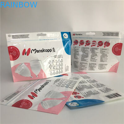 Les sacs de gousset du fond de vapeur de micro-onde brillants tiennent la poche en plastique de cornue de stérilisateur