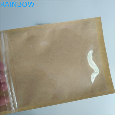 Biens recyclables de sacs en papier faits sur commande d'oreiller de sachet de café de graine de cerise avec la fenêtre