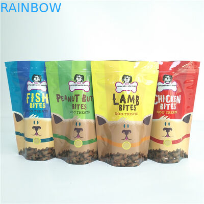 Poche organique de vide réutilisable de plastique stratifié de sac d'aliment pour animaux familiers de stockage de festin de chien