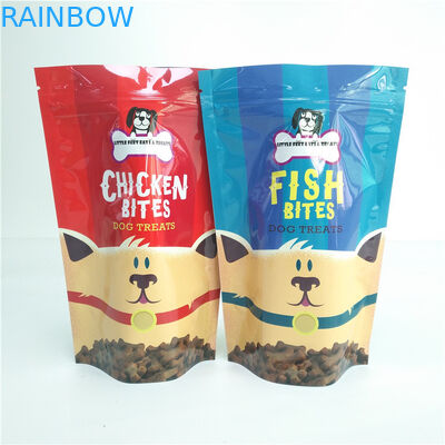 Poche organique de vide réutilisable de plastique stratifié de sac d'aliment pour animaux familiers de stockage de festin de chien