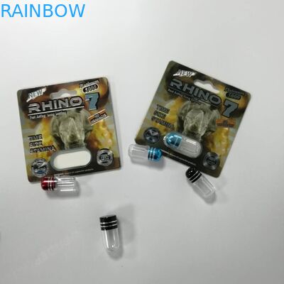 Carte de boursouflure de médecine de puissance de sexe d'hommes de Powful empaquetant le paquet sexuel de pilules du rhinocéros 69 d'amélioration