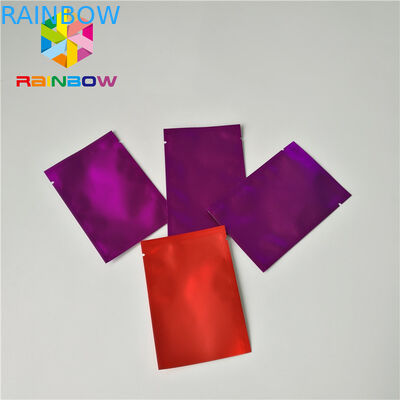 Poche latérale de joint des sacs trois mats d'emballage de papier d'aluminium pour le paquet cosmétique de maquillage