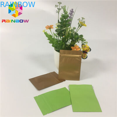 Adaptez la poche aux besoins du client de masque de soudure à chaud d'emballage de poche d'aluminium d'impression avec le remplissage inférieur