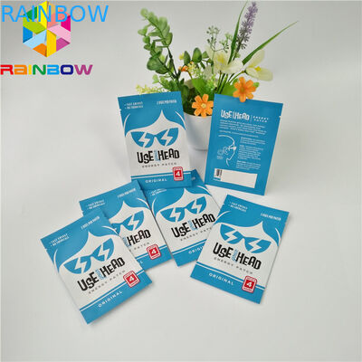 logo fait sur commande en plastique de Mylar stratifié par preuve d'odeur d'emballage de poche de papier d'aluminium de pouce 4x6