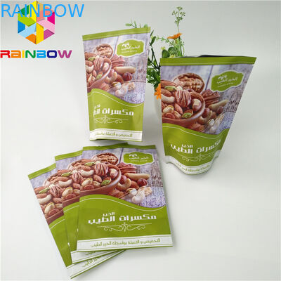 Le sac mat zip-lock supérieur rescellable de poche de Doypack de papier d'aluminium pour l'écrou/sèche le fruit