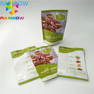 Le sac mat zip-lock supérieur rescellable de poche de Doypack de papier d'aluminium pour l'écrou/sèche le fruit