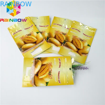 250g 500g sèche l'aluminium fait sur commande d'emballage de poche d'aluminium de fruit le gousset qu'inférieur rayé se tiennent met en sac