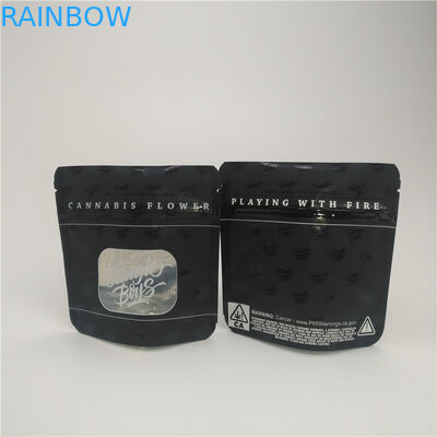 Le papier d'aluminium noir mat de Mylar tiennent l'emballage médical de feuille de tabac de poche