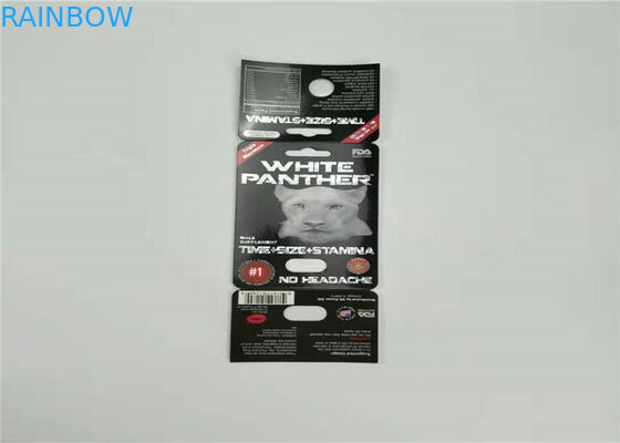 L'emballage durable de carte de boursouflure pour la série 777-30K 8-50000 de rhinocéros augmente la commande sexuelle