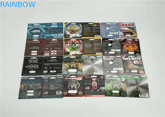 carte de boursouflure de papier de Buffalo 7000K empaquetant l'aluminium rouge emboutissant l'impression offset