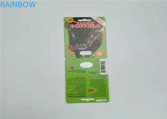 Biens de empaquetage de Primavera Tyoe de Burro de pilule de BUTIN de cartes de papier de pilule ronde de boursouflure