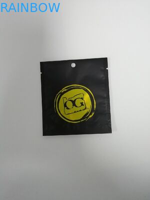 3.5/7 grammes de Mylar d'odeur de preuve de sacs zip-lock en plastique de mauvaise herbe pour l'emballage de fleur de Gummies