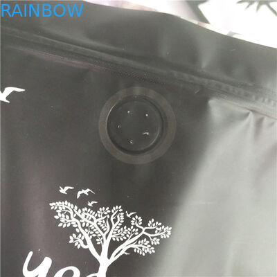 Poche étanche à l'humidité de café d'emballage de poche d'aluminium imprimée par Digital avec la valve/zip-lock