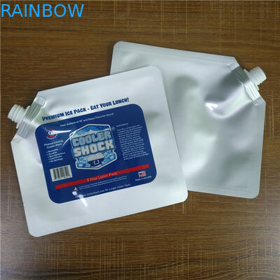 La boisson réutilisable tiennent les sacs biodégradables d'épice de paquet de nourriture de poche de tirette avec le bec