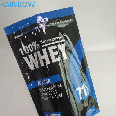 Tenez la poudre de chocolat de café de sacs de casse-croûte imprimée par coutume de poche empaquetant 5lb 2kg