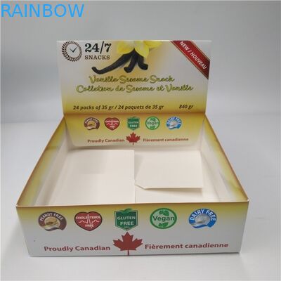 Le carton se pliant de carton ondulé d'emballage de fines herbes de papier d'encens sautent la boîte de présentation