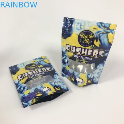 Les pilules de fines herbes d'emballage d'emballage d'encens de sacs de puits de pétrole d'aluminium de Mylar tiennent le logo de coutume de poche