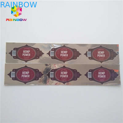 La douille de rétrécissement de compte-gouttes marque la fiole pharmaceutique d'autocollants la bouteille 30ml en verre pour le stéroïde