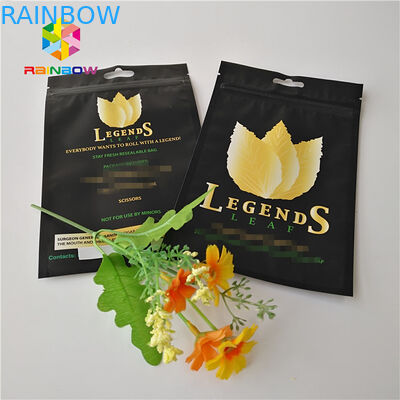 La coutume a imprimé tiennent l'utilisation zip-lock en plastique d'herbe de sac de tuyau de tabac de Mylar d'aluminium de poche