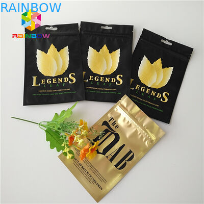 La coutume a imprimé tiennent l'utilisation zip-lock en plastique d'herbe de sac de tuyau de tabac de Mylar d'aluminium de poche