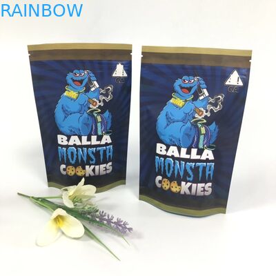 1 preuve de fines herbes médicale d'odeur d'emballage d'encens d'Edibles de 8 biscuits biodégradable