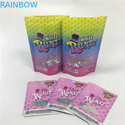 Encens de fines herbes de preuve d'odeur empaquetant les sacs en plastique de biscuits de feuille de la mini mauvaise herbe zip-lock CBD