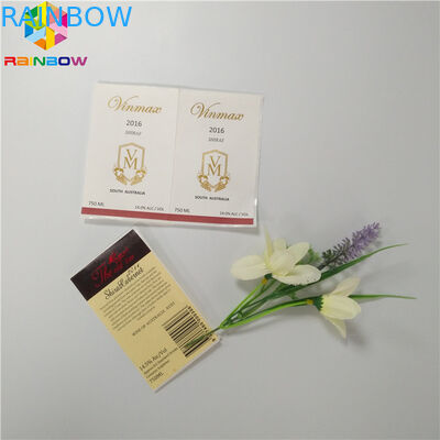 Autocollants de label d'enveloppe de rétrécissement de bouteilles d'huile essentielle d'adhésif imprimant pour des vêtements de sac de boîte