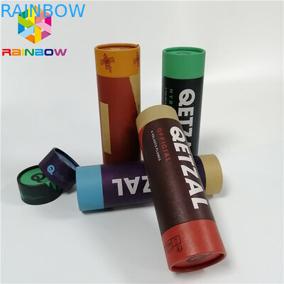 Le fruit sec de thé empaquetant recyclable fait sur commande d'emballage de boîte de papier soulèvent le tube de Papier d'emballage