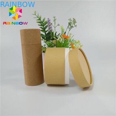 Le fruit sec de thé empaquetant recyclable fait sur commande d'emballage de boîte de papier soulèvent le tube de Papier d'emballage