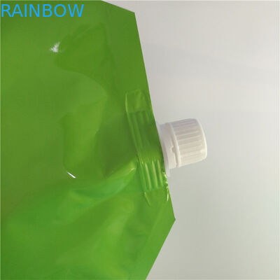 Poche à basse température de bec empaquetant le sac liquide en plastique pliable réutilisable 3L 5L de stockage